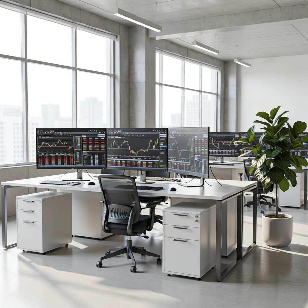 Modern Financial Workspace